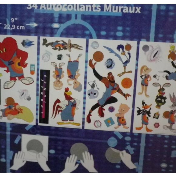 Brand New RoomMates Space Jam: A New Legacy Wall Decals - Picture 5 of 9